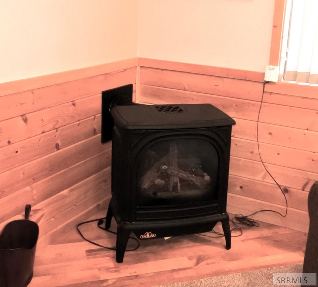 Propane stove to heat the home 