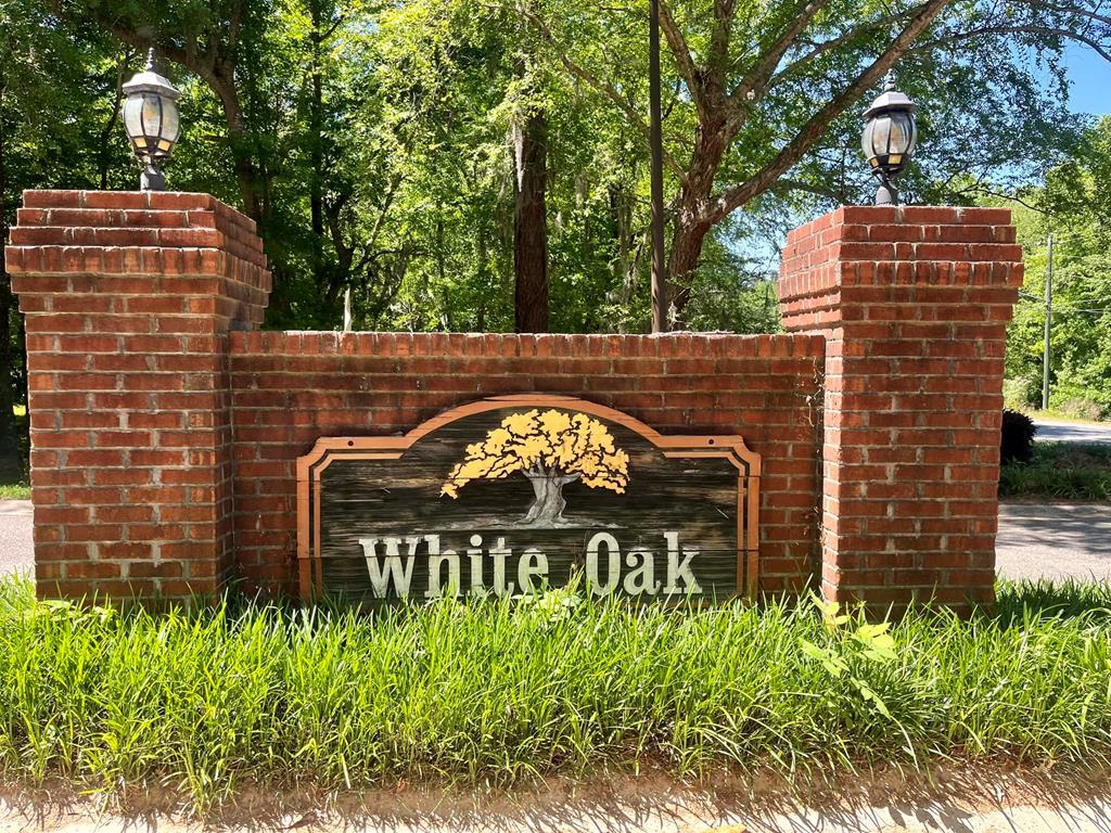 White Oak Entrance Sign