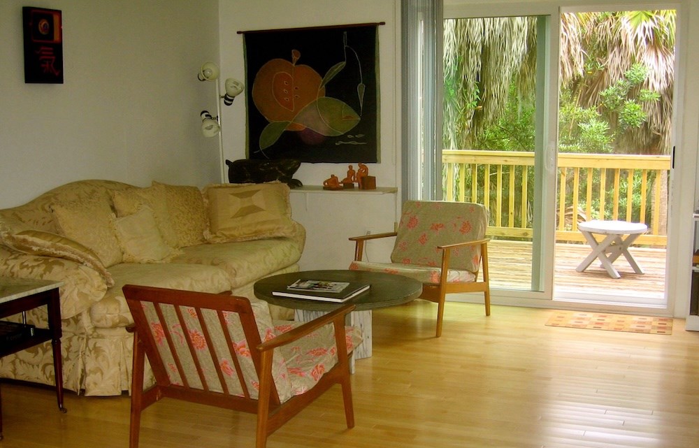 Living Area with Deck