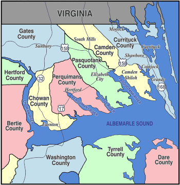 map of albemarle area