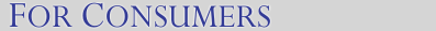 image of text stating for consumers