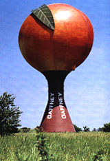 peach water tower