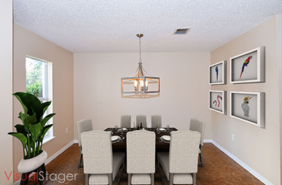 Staged Dining Room