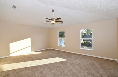 Unstaged Master Bedroom