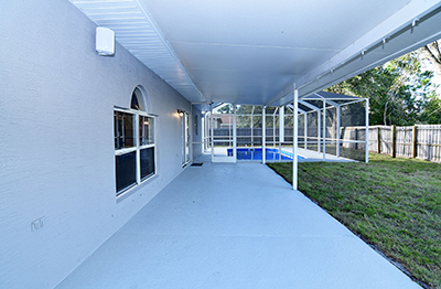 Unstaged Patio Space