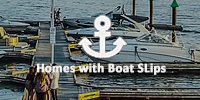 homes with boat slip icon