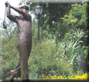 Golfer Statue
