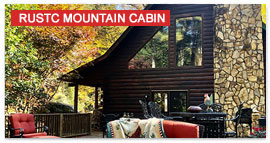 rustic mountain cabin