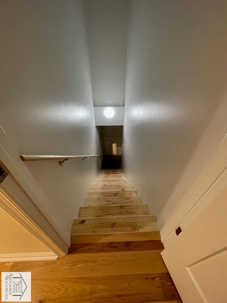 Steps to basement