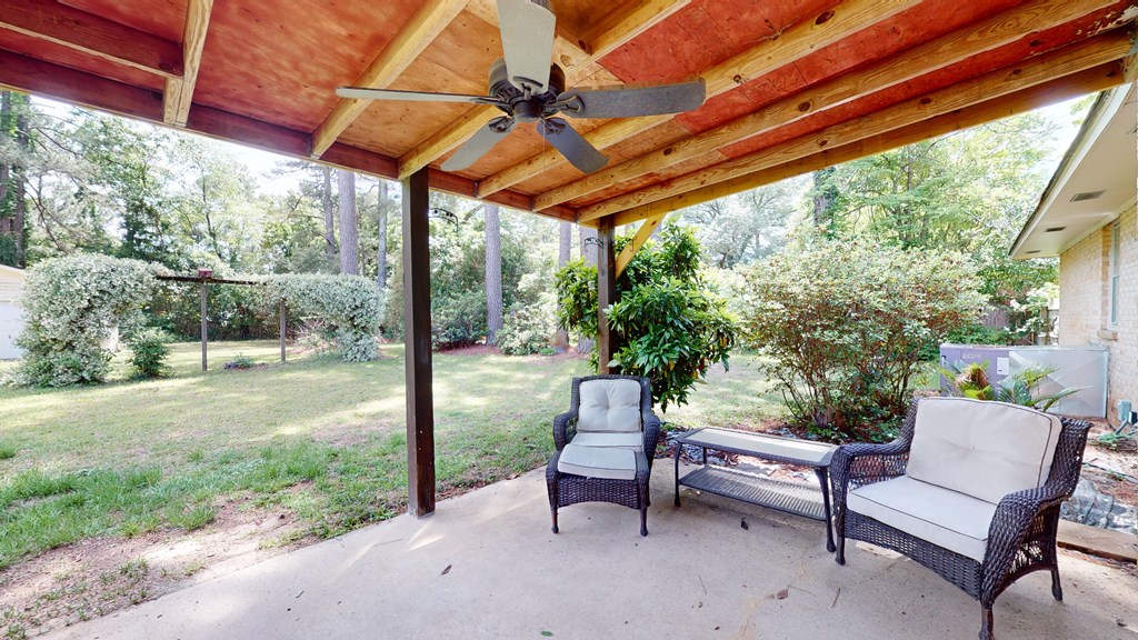 Covered Back Porch