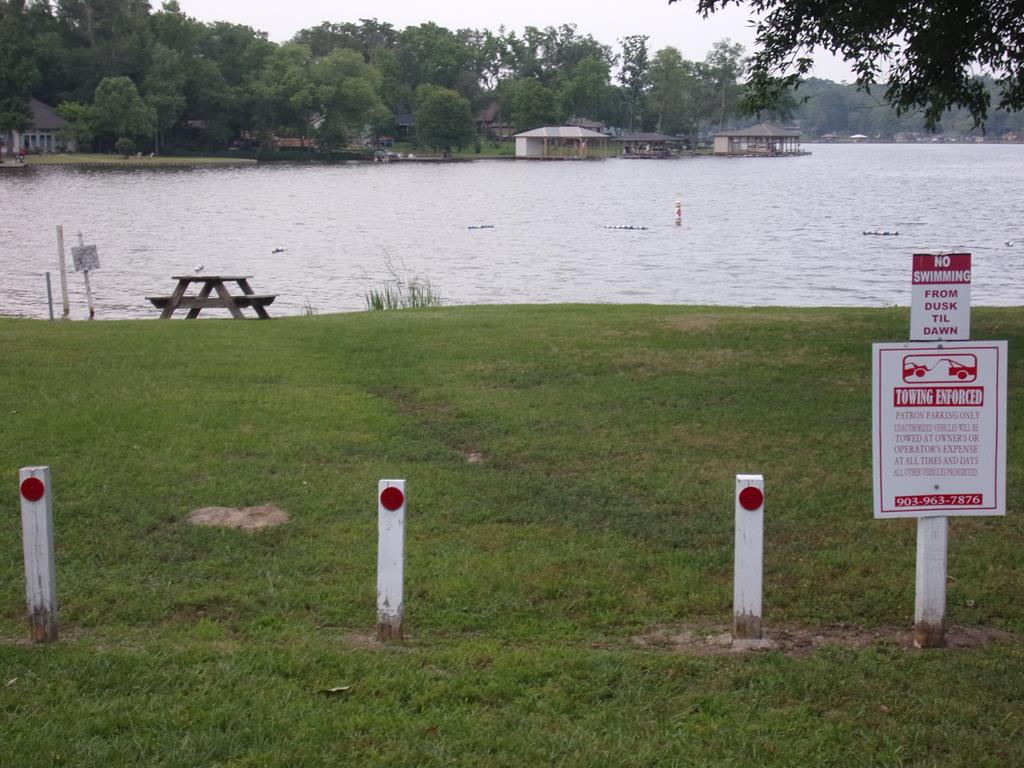 swim area on lake on Callender Lake