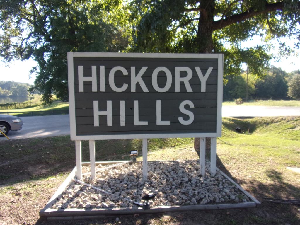 Sign at entrance to community