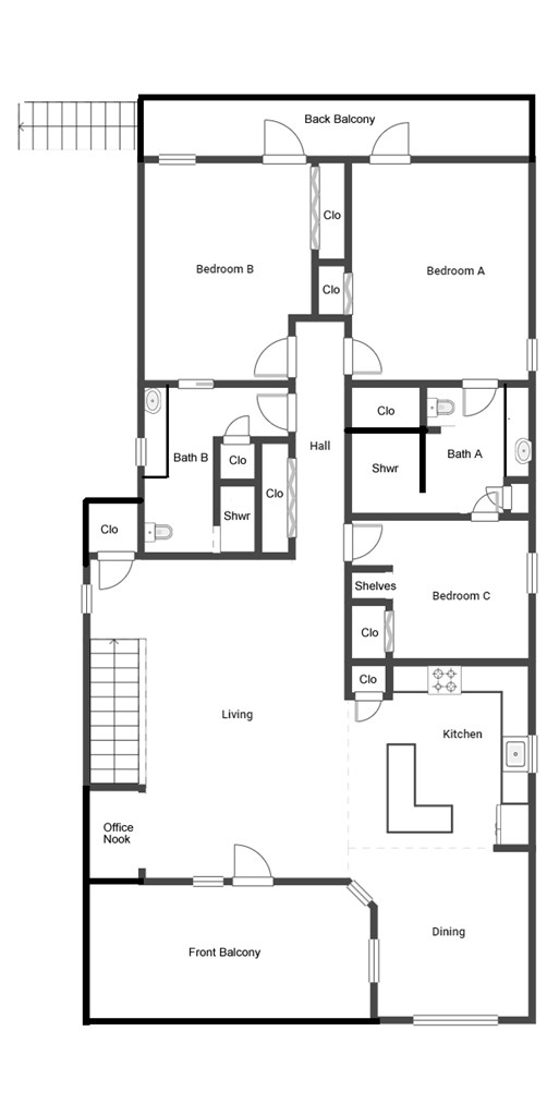 Floor Plan (2nd floor)