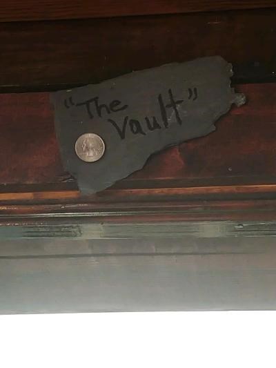Handmade Vault Sign