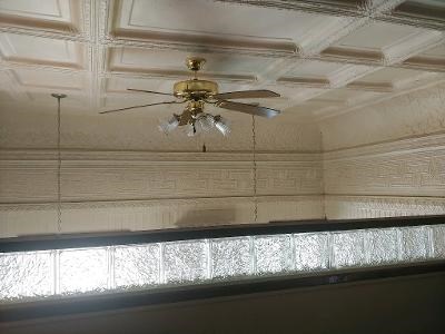 Ornate Delicate Tin Ceiling 2 Loft