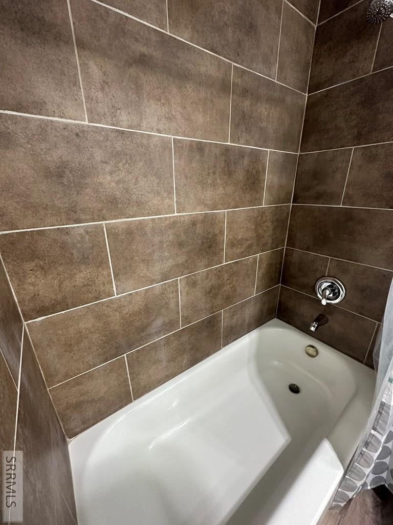 New tile shower in Family Bath