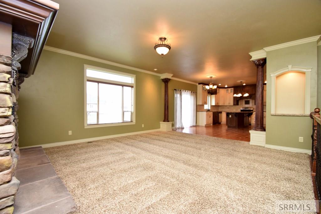 Great Room to Dining Area/Kitchen
