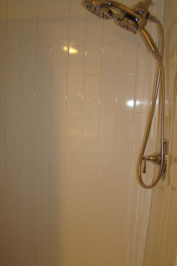 Guest Bathroom Tiled Shower