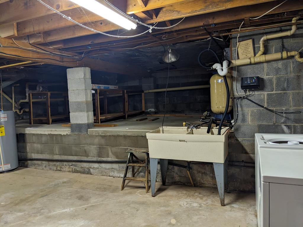 Large concreted basement