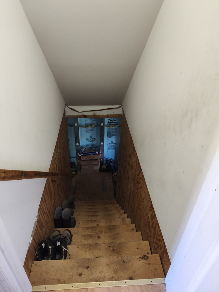 Stairway to basement.