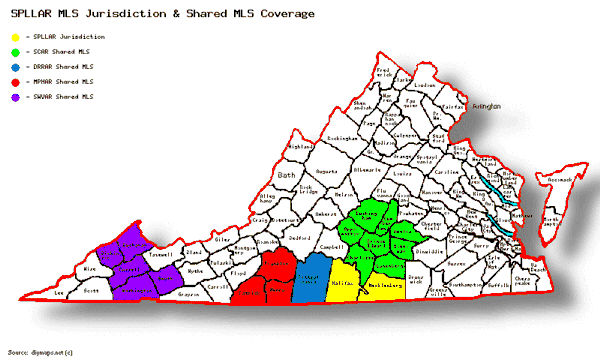 virginia map