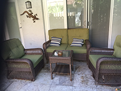 Patio with Furniture